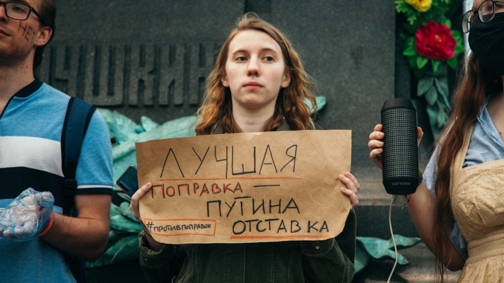 Young generation are protests against Putin regime